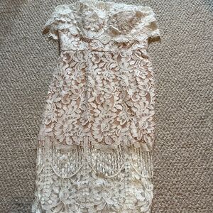 Jarlo lace white dress